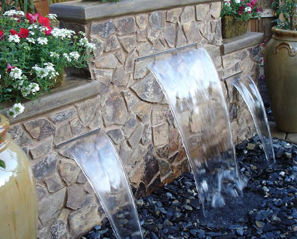 water wall fountain