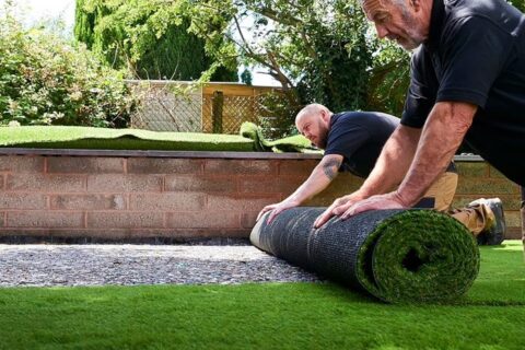 Turf installation